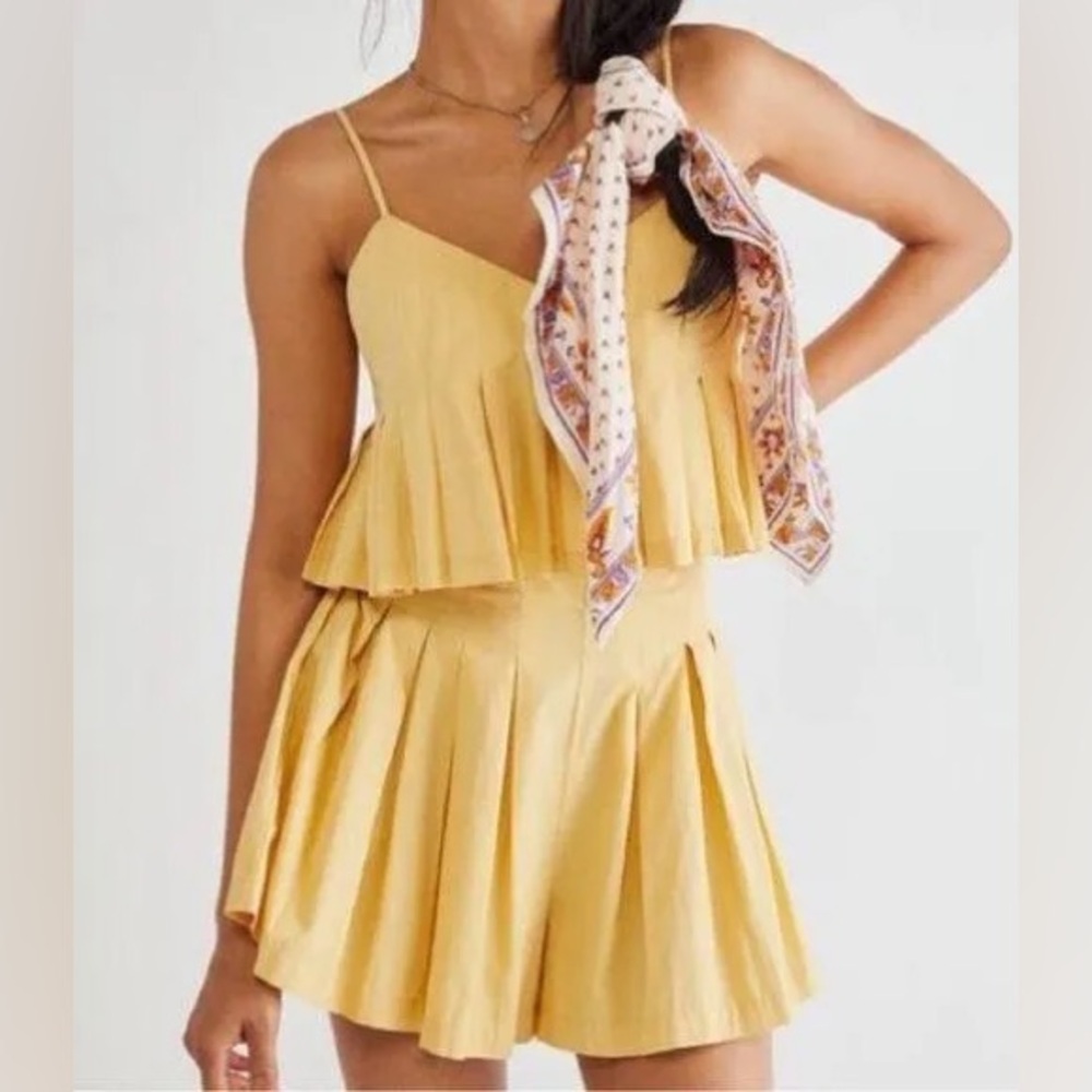 Free People Miki Two Piece Skort Set
